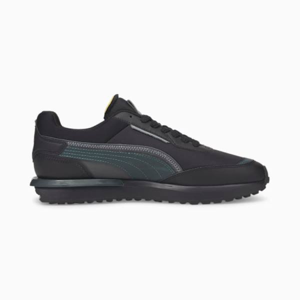 Puma City Rider Ripstop Női Tornacipő Fekete Zöld Piros | HU90701