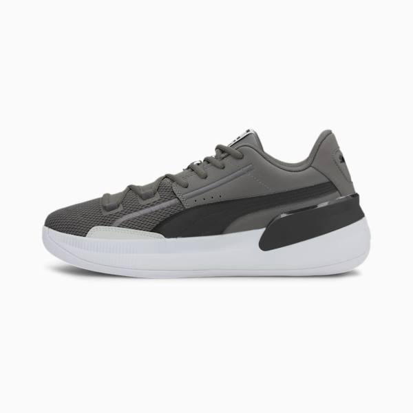 Puma Clyde Hardwood Team Női Kosárlabda Cipő Szürke Fekete | HU58966