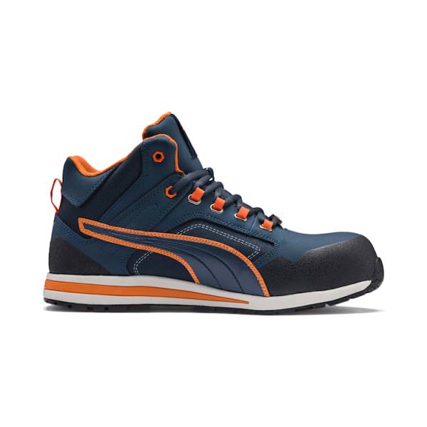 Puma Crosstwist Mid S3 HRO SRC Férfi Munkavédelmi Cipő Narancssárga | HU68633