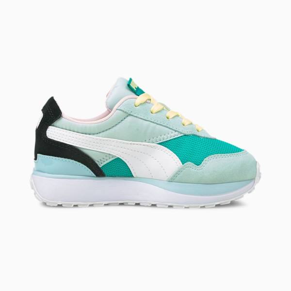 Puma Cruise Rider Lány Tornacipő Zöld | HU45603