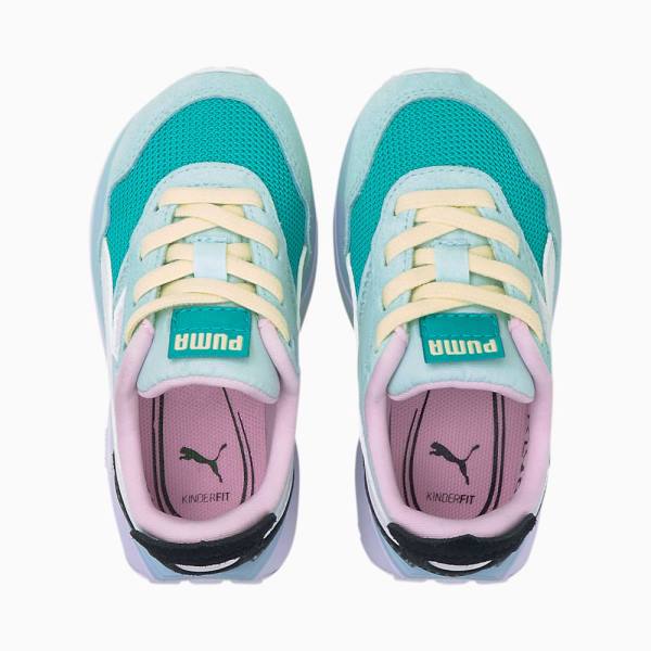 Puma Cruise Rider Lány Tornacipő Zöld | HU90920