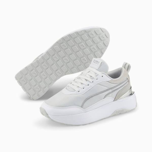 Puma Cruise Rider Metallic Női Tornacipő Fehér Titán | HU00243