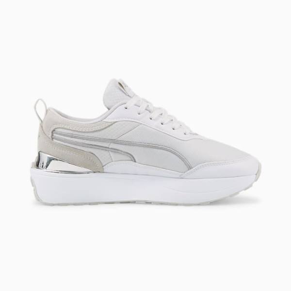 Puma Cruise Rider Metallic Női Tornacipő Fehér Titán | HU00243