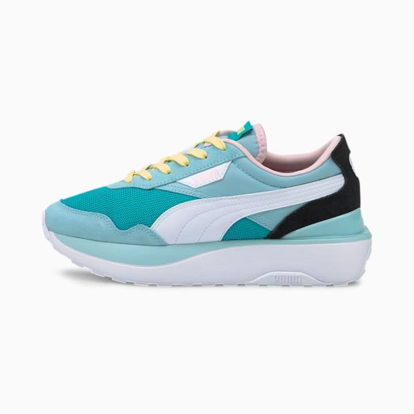 Puma Cruise Rider Női Tornacipő Zöld | HU62933