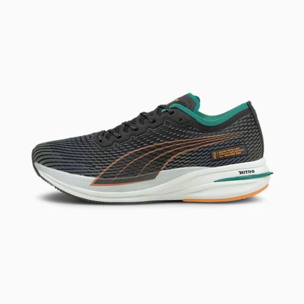 Puma Deviate Nitro WTR Férfi Futócipő Fekete | HU68224