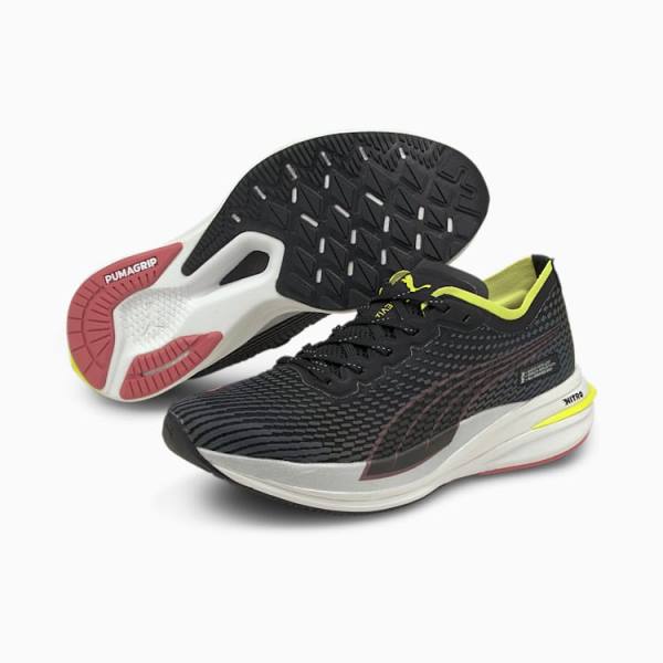 Puma Deviate Nitro WTR Női Futócipő Fekete | HU01745