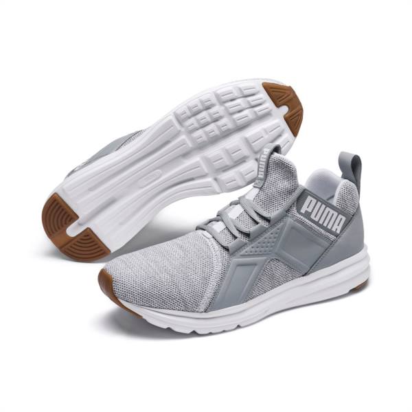 Puma Enzo Knit Férfi Futócipő Fehér Barna | HU26465