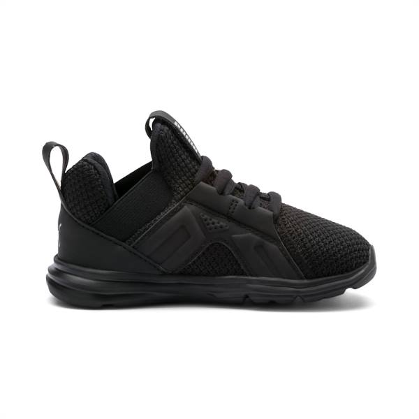 Puma Enzo Weave Fiú Tornacipő Fekete Titán | HU93984