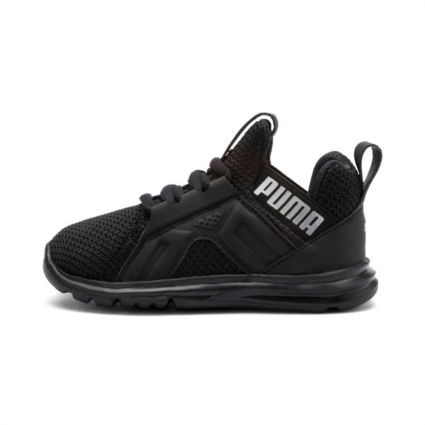 Puma Enzo Weave Fiú Tornacipő Fekete Titán | HU93984