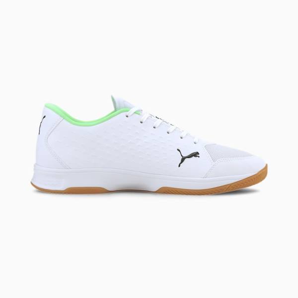 Puma Explode 2 Indoor Férfi Kézilabda Cipő Fehér Fekete Zöld Rózsaszín | HU80264