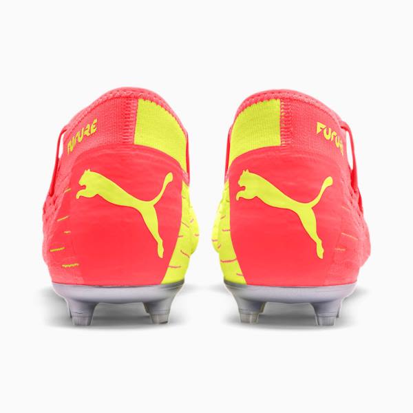 Puma FUTURE 5.2 NETFIT FG/AG Férfi Focicipő Rózsaszín Sárga | HU52773