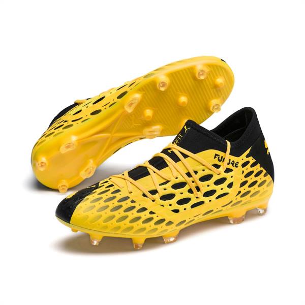 Puma FUTURE 5.3 NETFIT FG/AG Férfi Focicipő Sárga Fekete | HU17403