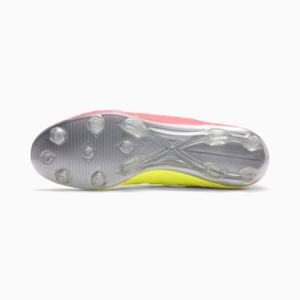 Puma FUTURE 5.3 NETFIT FG/AG Férfi Focicipő Rózsaszín Sárga | HU83241