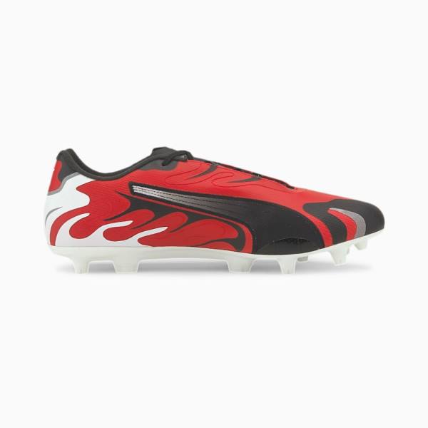 Puma FUTURE Inhale FG/AG Férfi Focicipő Fehér Fekete Piros Titán | HU53542