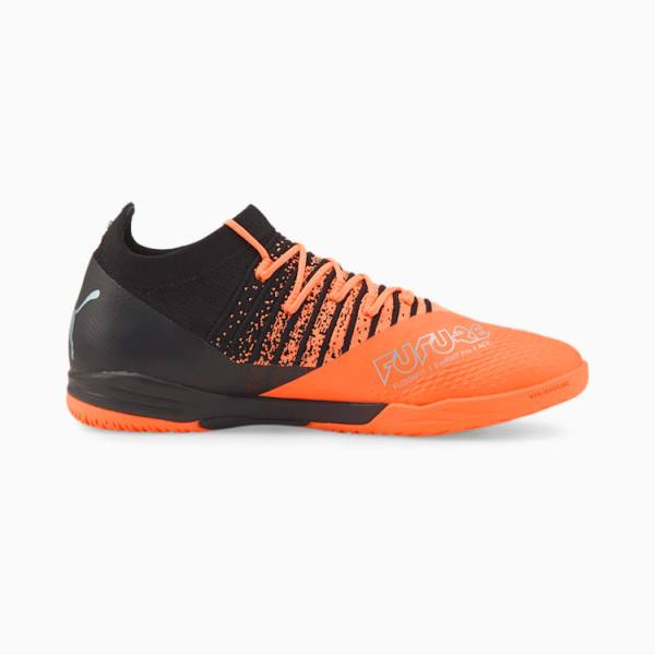 Puma FUTURE Z 3.3 IT Férfi Focicipő Narancssárga Titán Fekete | HU16735