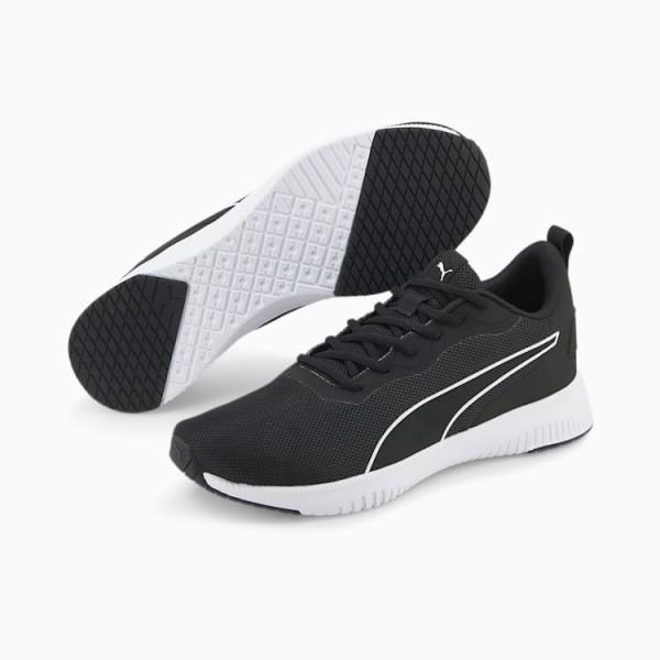 Puma Flyer Flex Knit Férfi Futócipő Fekete Fehér | HU60529