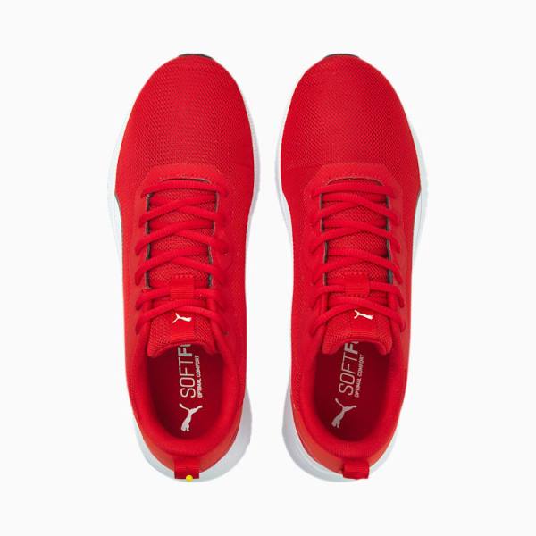 Puma Flyer Flex Knit Férfi Futócipő Piros Fehér Fekete | HU07283