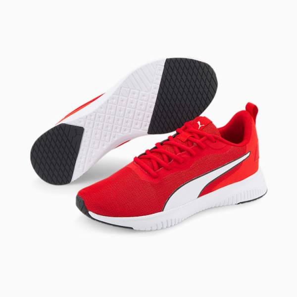 Puma Flyer Flex Knit Női Futócipő Piros Fehér Fekete | HU05305