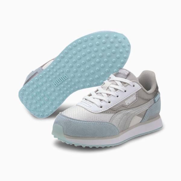 Puma Future Rider Arctic PS Lány Tornacipő Fehér Világos Kék | HU20633