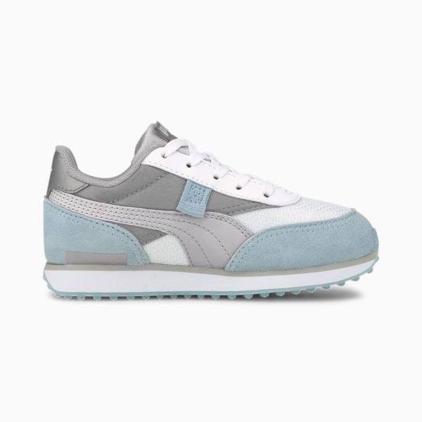 Puma Future Rider Arctic PS Lány Tornacipő Fehér Világos Kék | HU20633