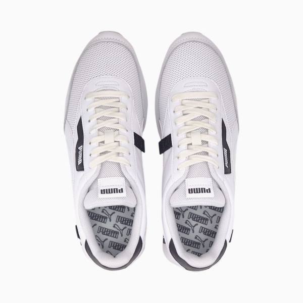 Puma Future Rider Contrast Férfi Tornacipő Fehér Fekete | HU34176