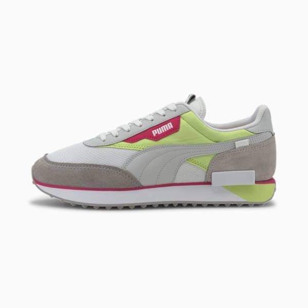 Puma Future Rider Neon Play Férfi Tornacipő Szürke Zöld | HU25200