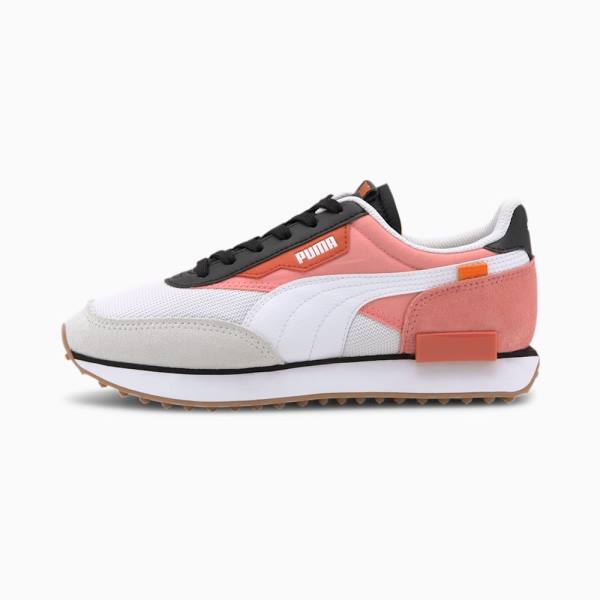 Puma Future Rider New Tones Férfi Tornacipő Fehér Rózsaszín | HU34901