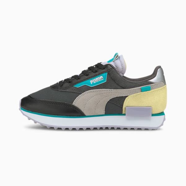 Puma Future Rider Soft Metal Női Tornacipő Fekete Lila | HU20965