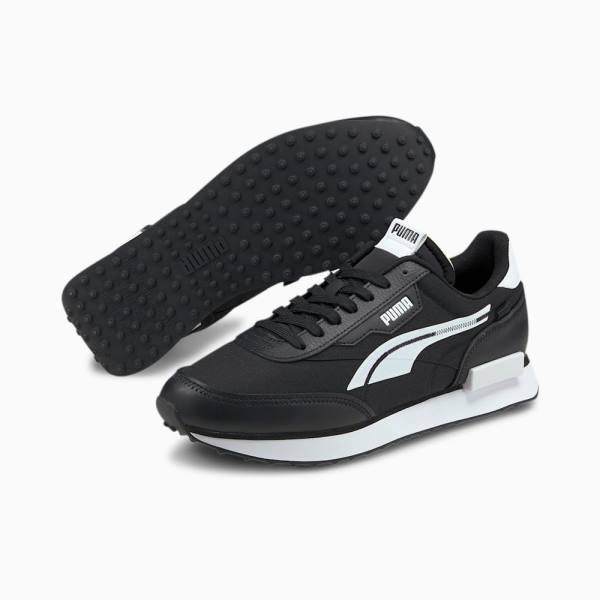 Puma Future Rider Twofold Férfi Tornacipő Fekete Fehér | HU14584