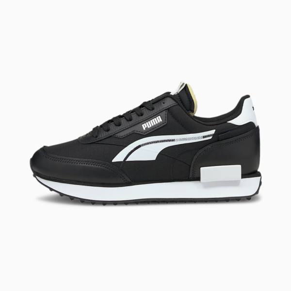 Puma Future Rider Twofold Férfi Tornacipő Fekete Fehér | HU14584