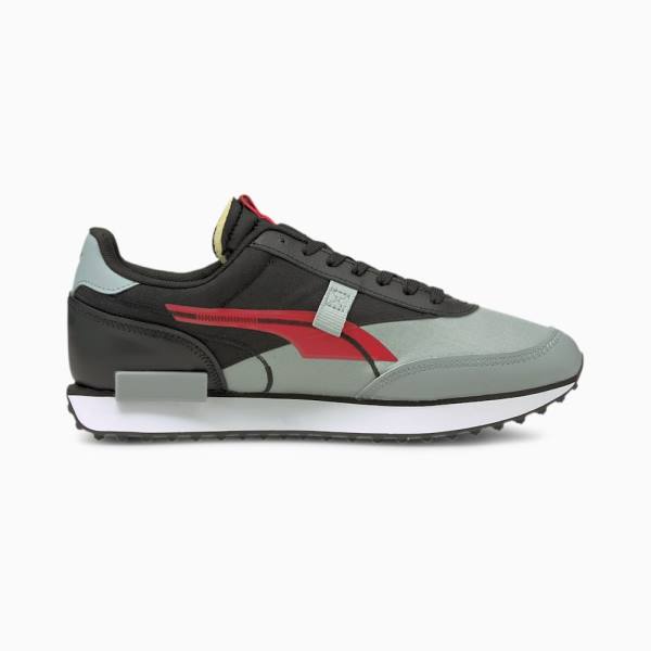 Puma Future Rider Twofold Férfi Tornacipő Fekete Piros | HU50974