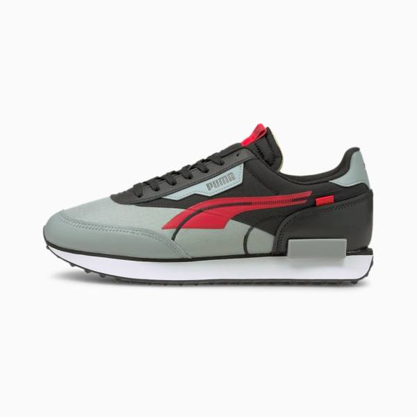 Puma Future Rider Twofold Férfi Tornacipő Fekete Piros | HU50974