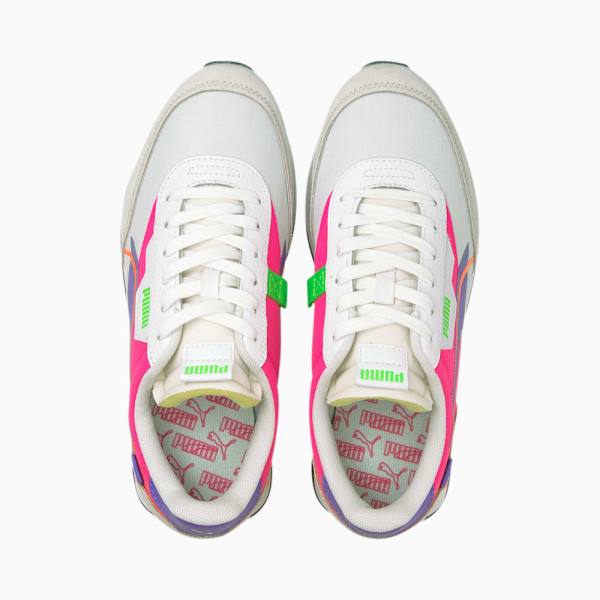 Puma Future Rider Twofold SD Férfi Tornacipő Fehér Lila | HU10287