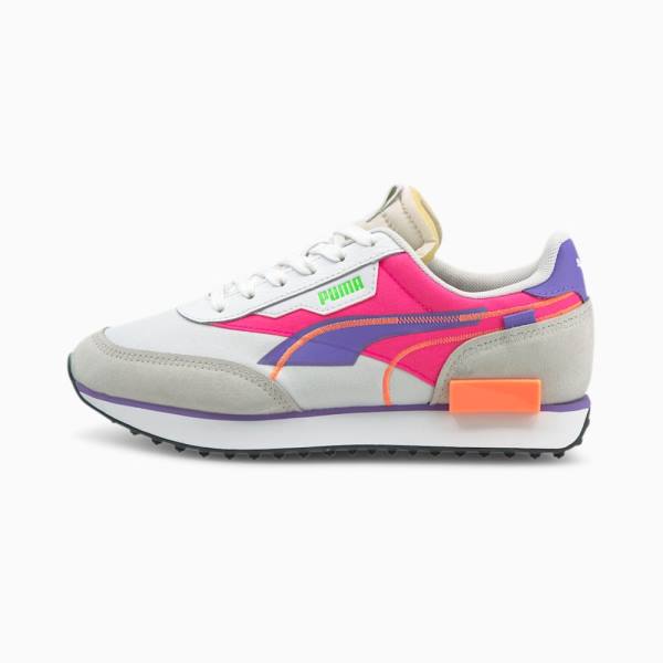 Puma Future Rider Twofold SD Férfi Tornacipő Fehér Lila | HU10287