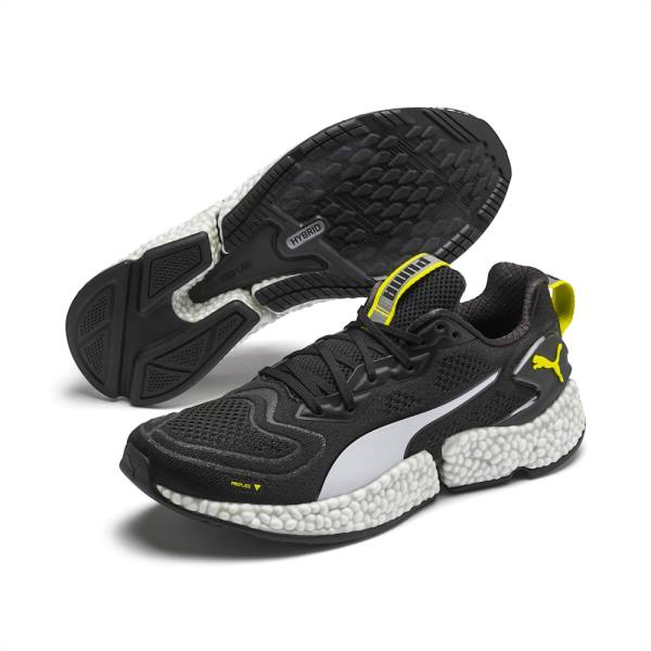 Puma HYBRID SPEED Orbiter Férfi Futócipő Fekete Sárga Fehér | HU60611