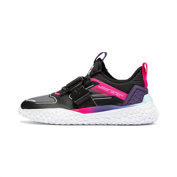 Puma Hi OCTN x NFS Férfi Motorsport Cipő Fekete Fehér Rózsaszín | HU03073