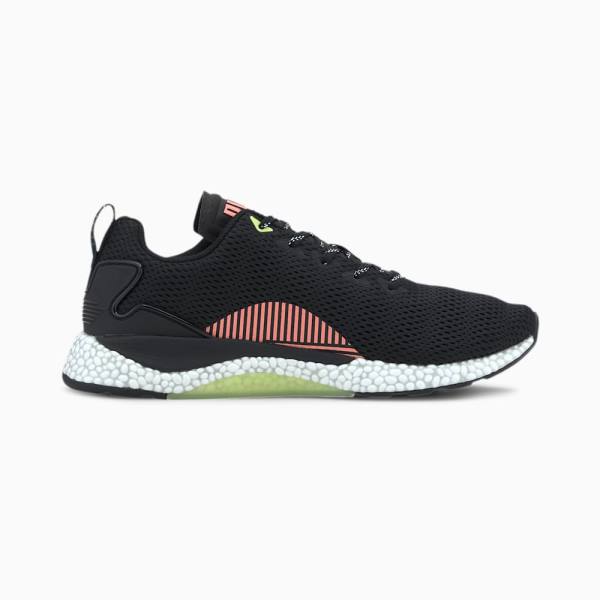 Puma Hibrid Runner v2 Férfi Futócipő Fekete Sárga Fehér | HU44242