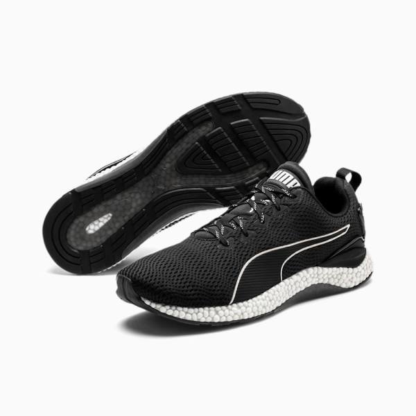 Puma Hibrid Runner v2 Női Futócipő Fekete Fehér Szürke | HU68217