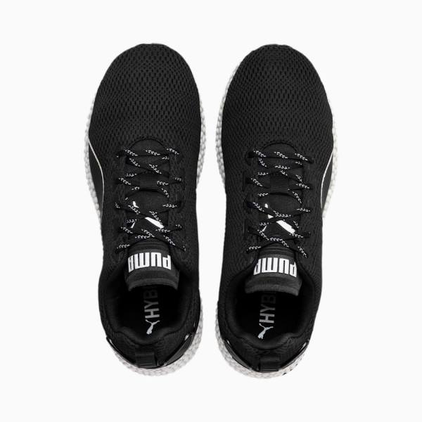 Puma Hibrid Runner v2 Női Futócipő Fekete Fehér Szürke | HU68217