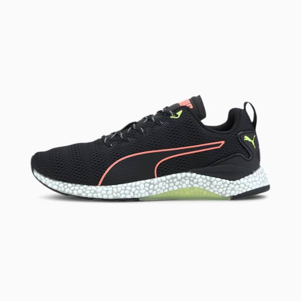 Puma Hibrid Runner v2 Női Futócipő Fekete Sárga Fehér | HU95923