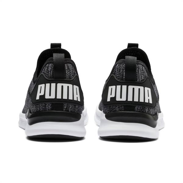 Puma IGNITE Flash evoKNIT Férfi Futócipő Fekete Szürke Fehér | HU59994