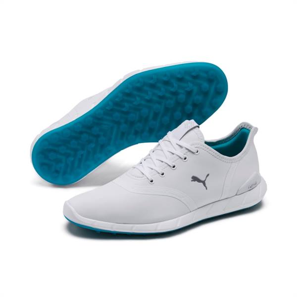 Puma IGNITE Statement Low Női Golf Cipő Fehér Barna | HU95985