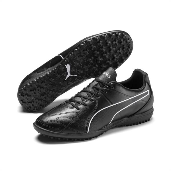 Puma KING Hero TT Férfi Focicipő Fekete Fehér | HU70603