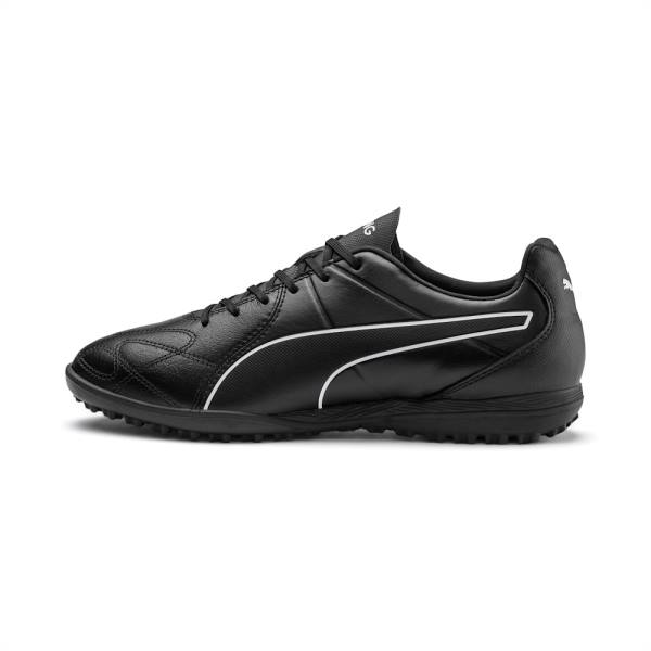 Puma KING Hero TT Férfi Focicipő Fekete Fehér | HU70603