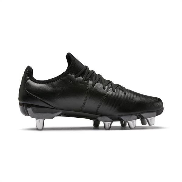 Puma KING Pro H8 Rugby Férfi Focicipő Fekete Titán | HU17064