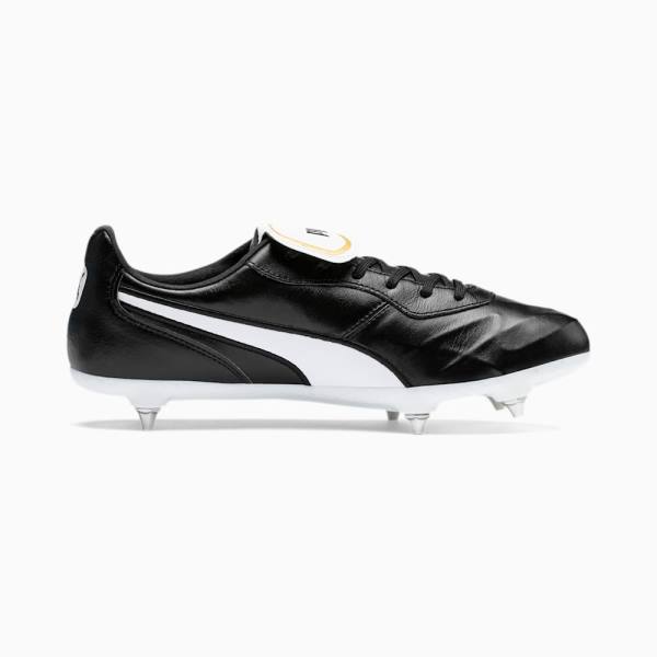 Puma KING TOP SG Férfi Focicipő Fekete Fehér | HU87686