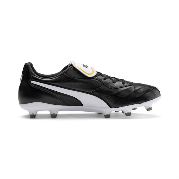 Puma KING Top FG Férfi Focicipő Fekete Fehér | HU38229