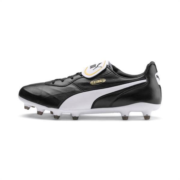 Puma KING Top FG Férfi Focicipő Fekete Fehér | HU38229