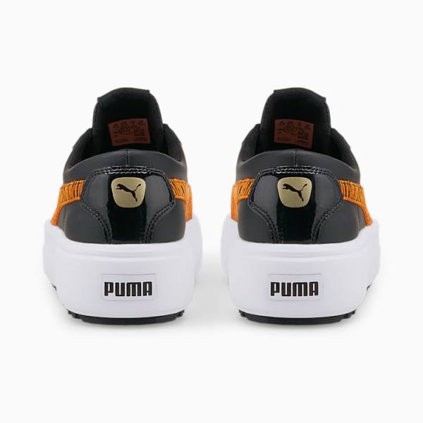 Puma Kaia Platform Tiger Női Tornacipő Fekete Narancssárga | HU22591