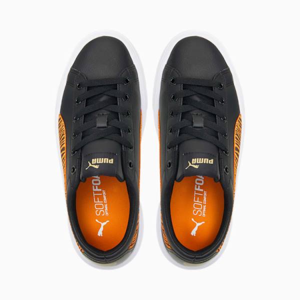 Puma Kaia Platform Tiger Női Tornacipő Fekete Narancssárga | HU22591